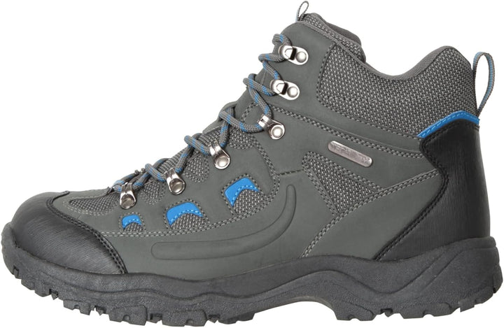 Mountain Warehouse Adventurer Mens Waterproof Boots - IsoDry Schuhe mit Synthetik-Obermaterial, Mesh