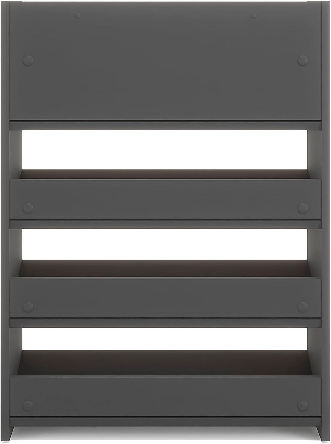 KOMTO Schuhregal Schmal - Schuhablage Flur mit 4 Ebenen Offener Schuhschrank Schuh Organizer Platzsp