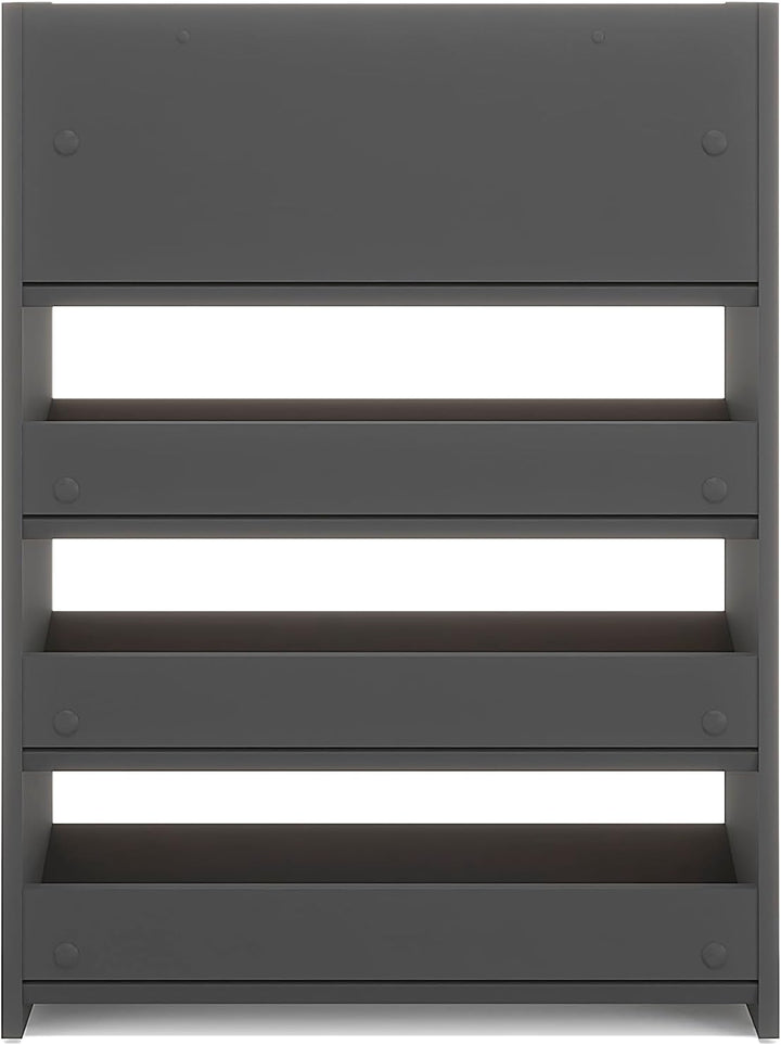 KOMTO Schuhregal Schmal - Schuhablage Flur mit 4 Ebenen Offener Schuhschrank Schuh Organizer Platzsp
