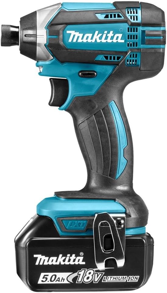 Makita Akku-Schlagschrauber 18 V / 5 Ah mit 2 Akkus und Ladegerät im Makpac, DTD152RTJ mit 2x Akku 5