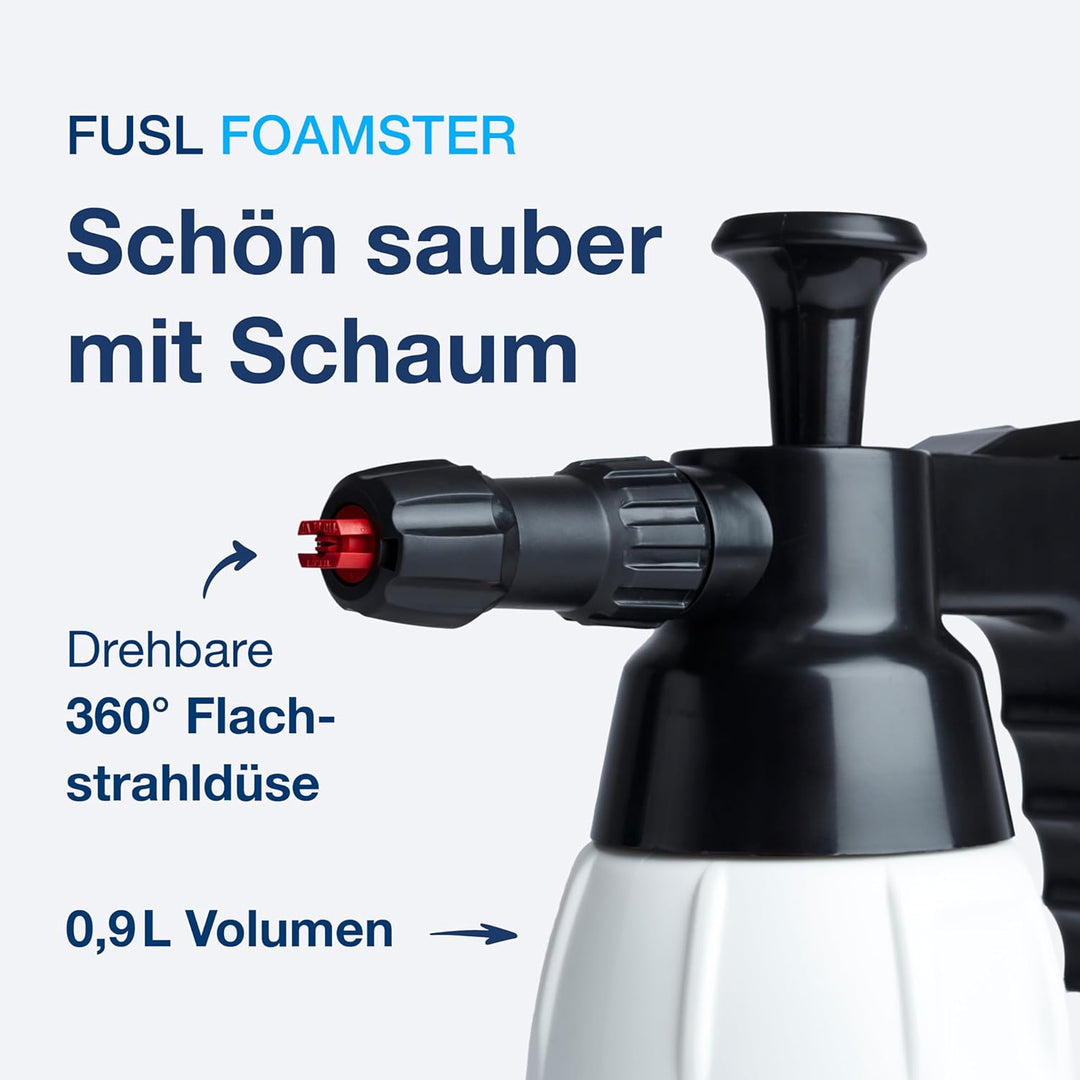 McBrikett FUSL FOAMSTER Schaumdrucksprüher, variable Schaumdichte, 0,9L Volumen