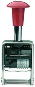 Trodat 86624 Ziffernstempel Metall fortlaufend automatisch selbstfärbend 8 x verstellbar 5,5 mm Stel