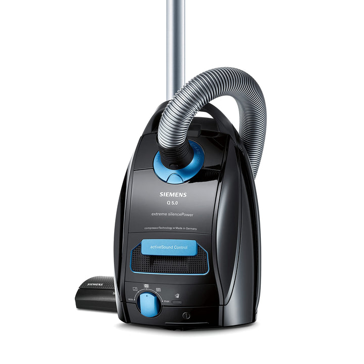 Siemens Staubsauger mit Beutel Q5.0 extreme silencePower VSQ5X1230, Bodenstaubsauger, ideal für Alle