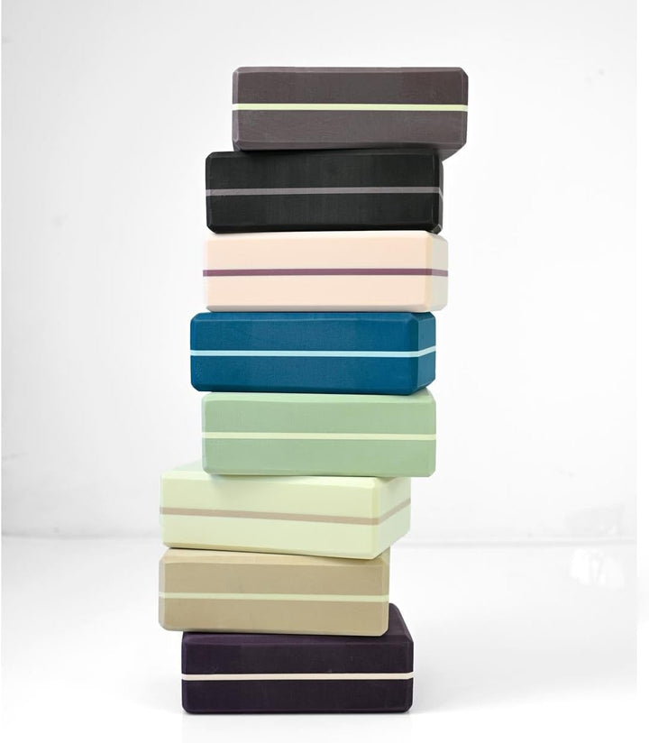 Love Generation - Yoga Block - High Density Eva - für Yoga, Fitness, Pilates und Stretching (Rosa)