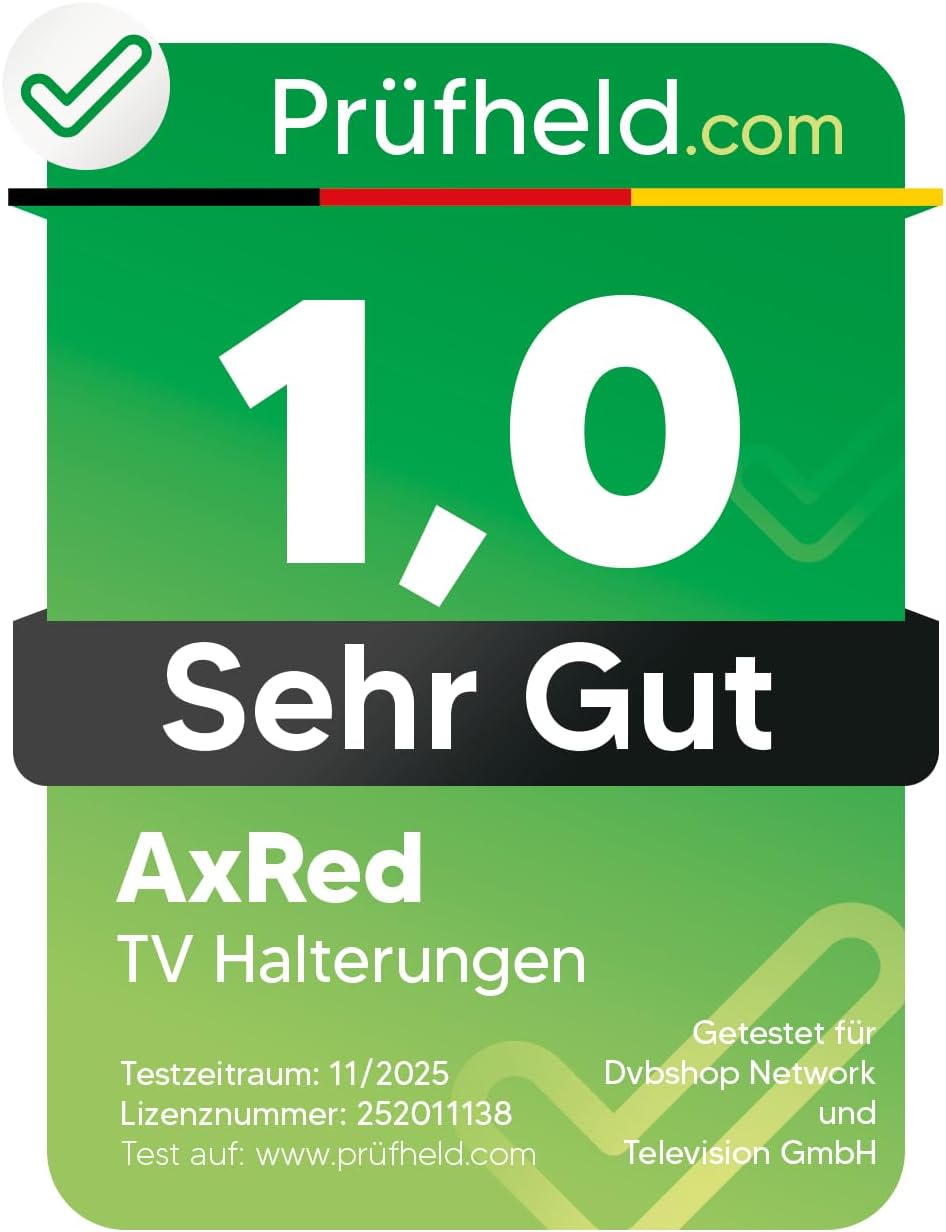 [ Test SEHR GUT *] AXRED MiG Plus TV Mount Wandhalterung bis 30kg Ultraslim Universal 23-56 Zoll 58-