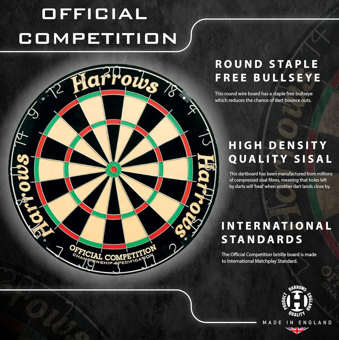 Harrows Bristle Board 45 cm, 45 cm