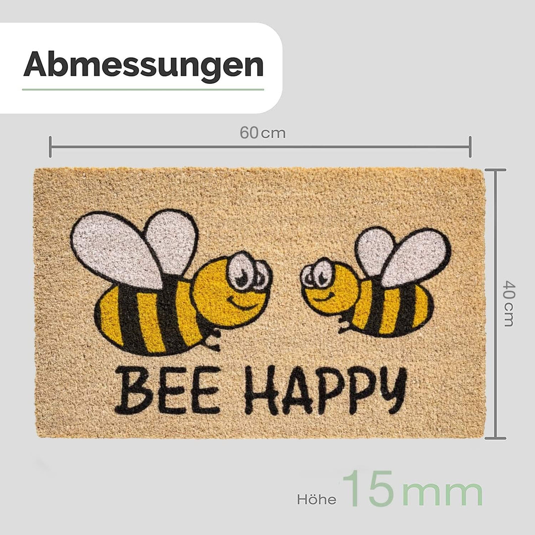 Entrando Kokos Fussmatte - 20 Stillvolle Designs - für die Haustür - innen, aussen, robust, wetterfe
