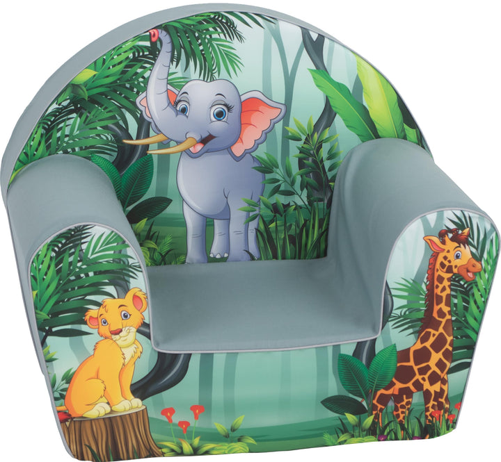 Delsit Kindersessel für Kinder ab 9 Monaten 52x32x42 cm | kindersofa aus weichem Schaumstoff mit abn
