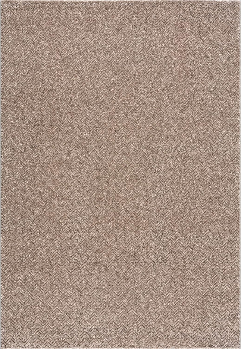 payé Teppich Wohnzimmer - Beige - 160x230cm - Meliert Muster - Einfarbig - Hoch Tief Effekt - Kurzfl
