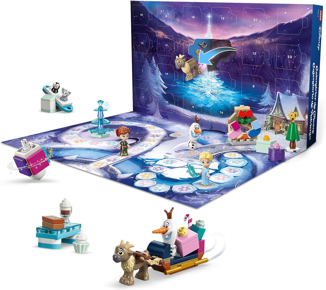 LEGO ǀ Disney Frozen Adventskalender 2025 Kinder Spielzeug - Kreatives Spielset - Bauset mit den Fig