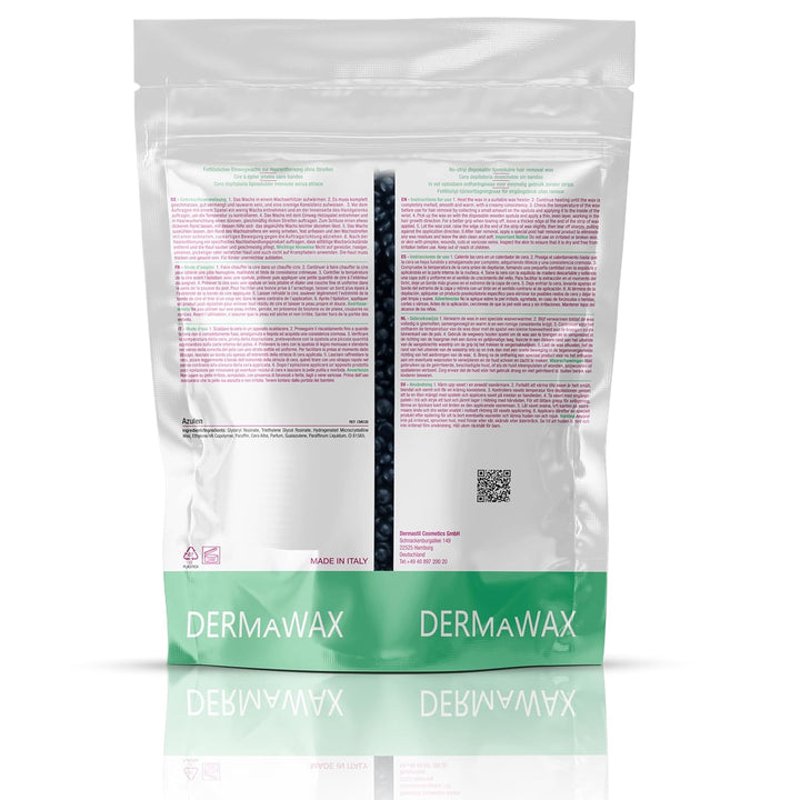 Dermawax 1 kg Azulen Waxing Perlen- Professionelle Heisswachs Wachsperlen zur Haarentfernung- Anwend