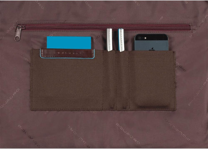 Piquadro Unisex- Erwachsene Laptoptasche, Braun (Brown) Einheitsgrösse Braun, Einheitsgrösse Braun