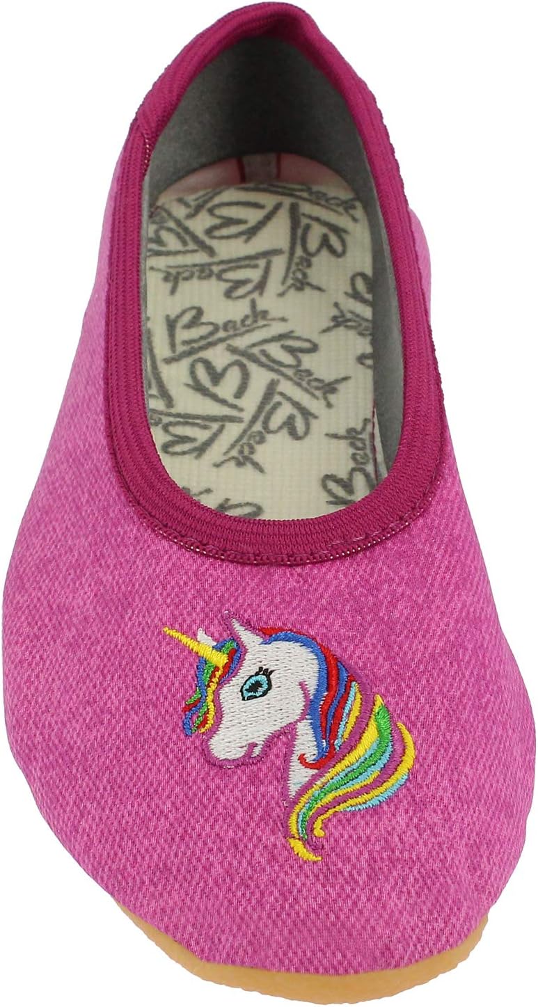 Beck Mädchen Einhorn Gymnastikschuhe, Pink, 30 EU (Packung mit 2)