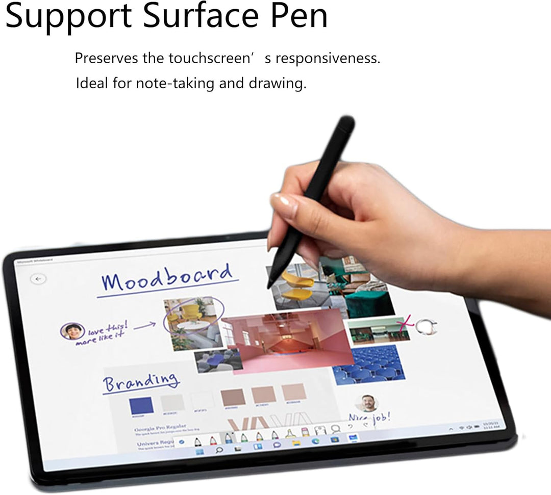 Megoo [2 Stück]-Schutzfolie für Microsoft Surface Laptop 7,kratzfest,hochempfindlich,Surface Pen kom