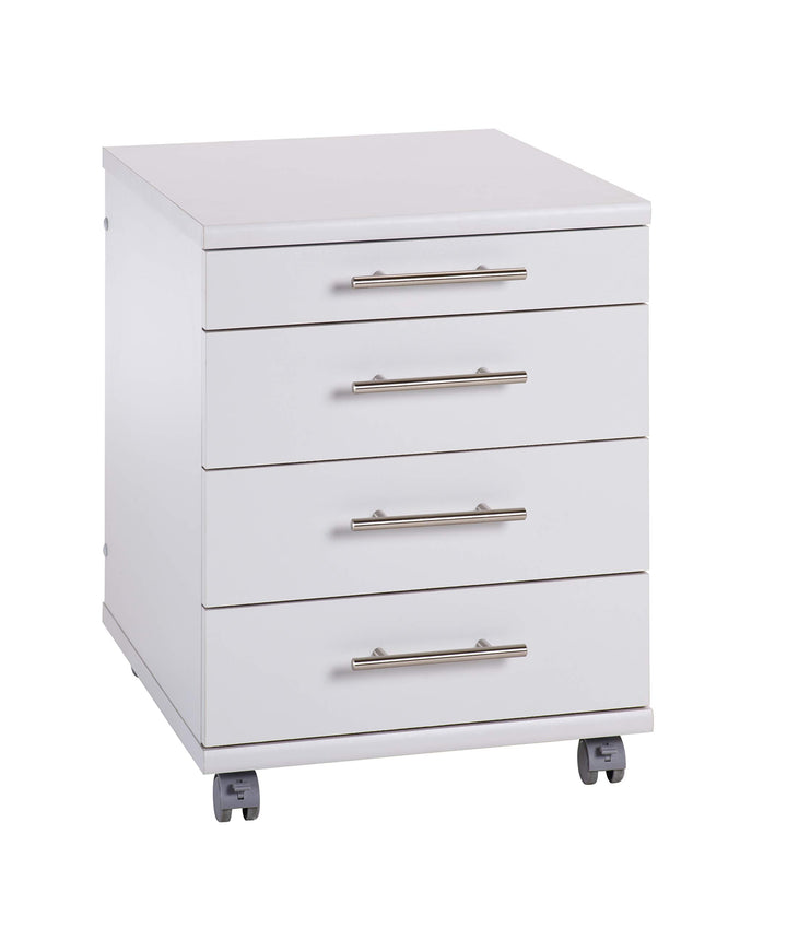 Möbelpartner Rollcontainer Colors, 701401, lichtgrau, ca. 41,6 x 50 x 56,9 cm, Lichtgrau