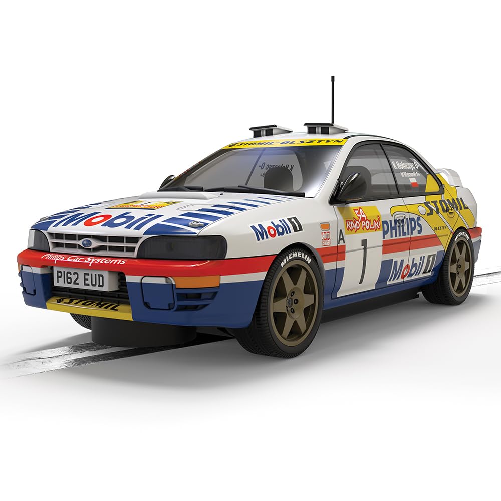 Scalextric C4507 Subaru Impreza WRX – 1997 ERC Champion Cars – Strasse und Rallye für Kinder ab 3 Ja