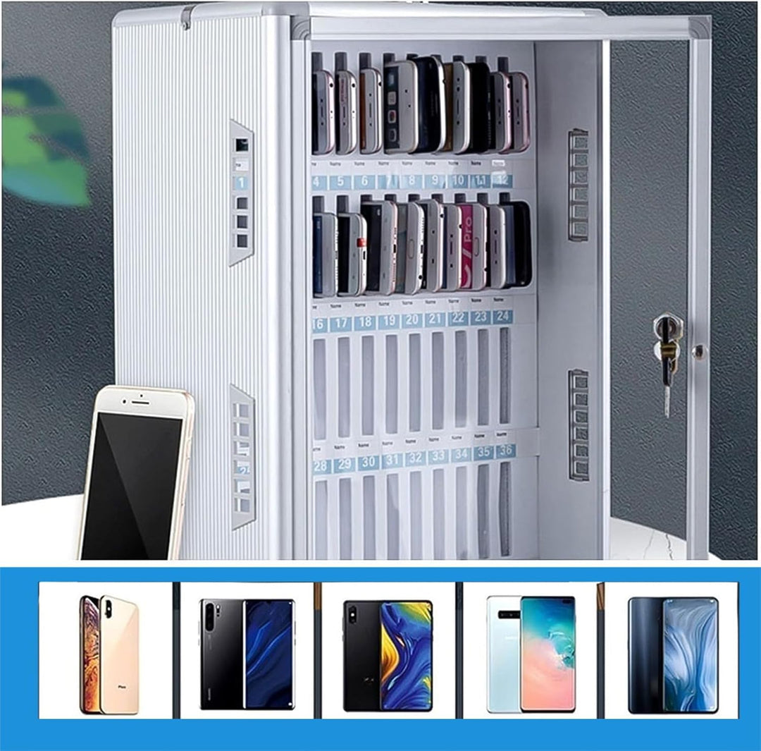 Handy Safe Schule handybox 12/24/36/48/60 Bits Handy-Safe schliessfächer Transparente Tür-Aufbewahru