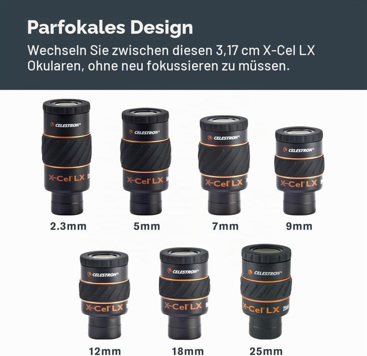 Celestron X-Cel LX Serie – 1,25&