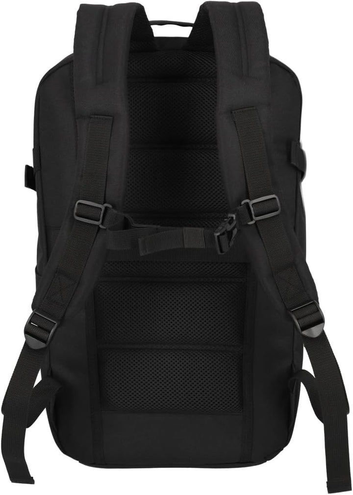 Travelite Handgepäck Rucksack, Laptop Rucksack 15,6 Zoll, PATHWAY Allround, Tagesrucksack aus recyce