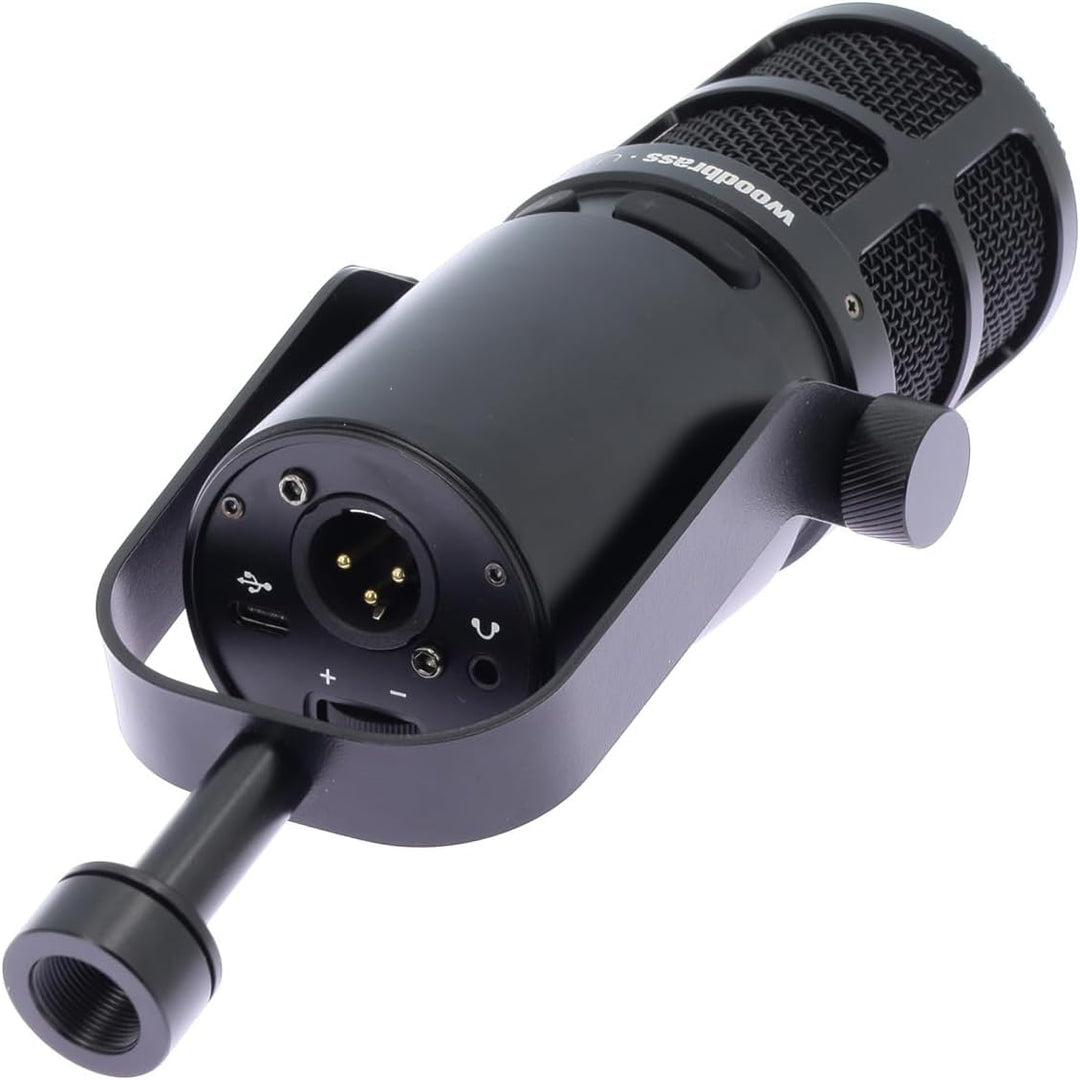 WOODBRASS UX1 Stimmmikrofon und Instrumentenmikrofon, USB + XLR, dynamische Nierencharakteristik, Pr