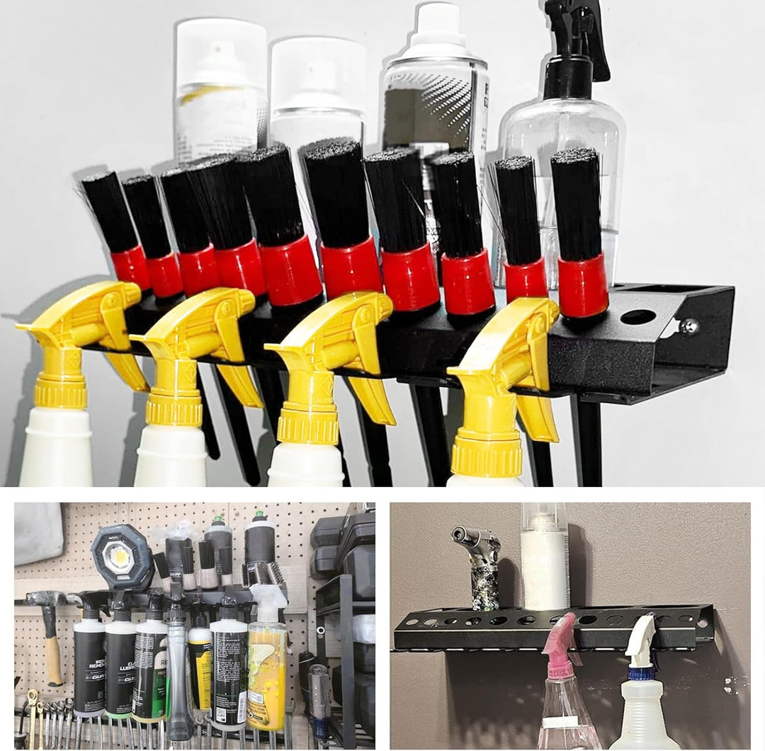 Dosenhalter, 2PCS Sprühflaschenhalter Wandregal Spraydosenhalter Wand Dosenhalter Aufbewahrungsregal