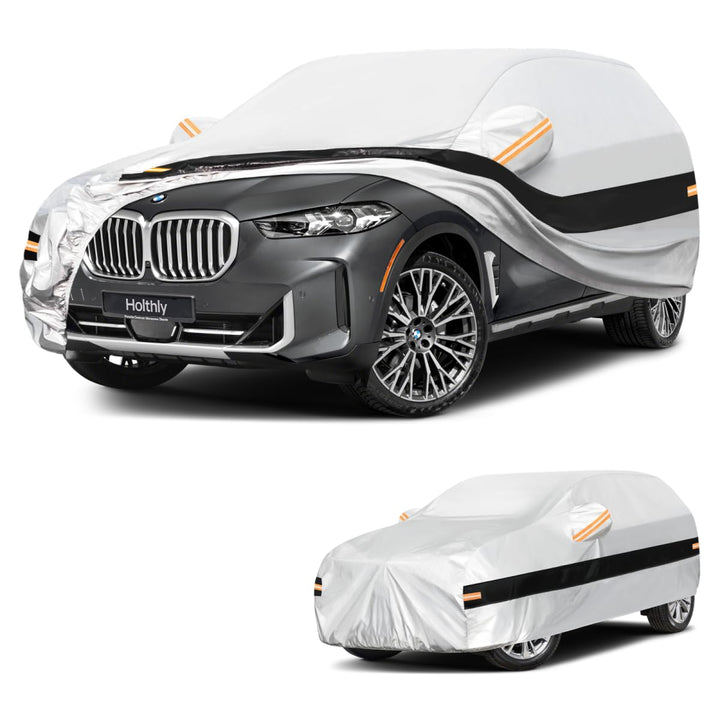 Autoabdeckung SUV Passend für BMW X5 E70/F15/G05（2007-2026） 10 Schichten Vollgarage Auto Abdeckplane