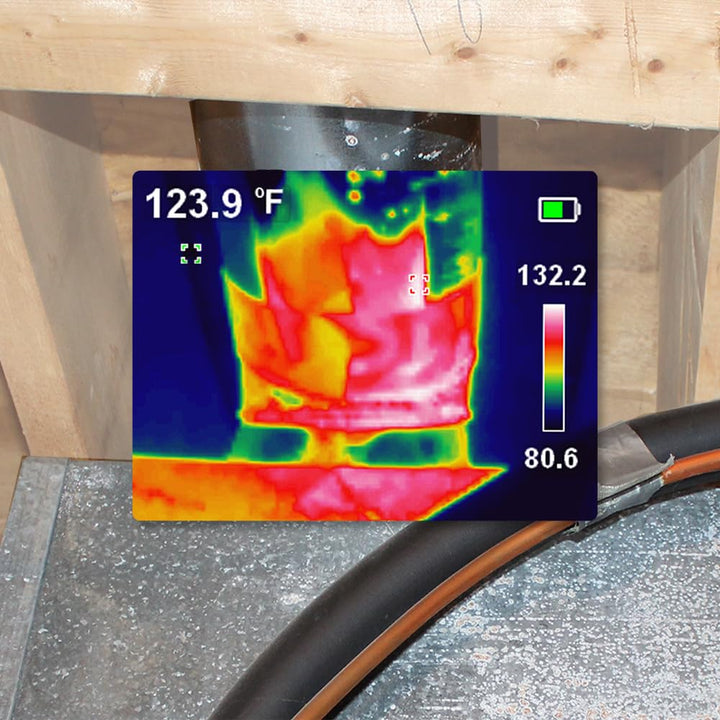 Klein Tools TOOLS Wiederaufladbares Thermo-Bildgerät, über 10.000 Pixel mit drei Farbpaletten und ho
