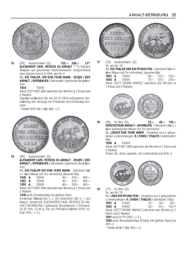 Grosser deutscher Münzkatalog: von 1800 bis heute, Gebundenes Buch