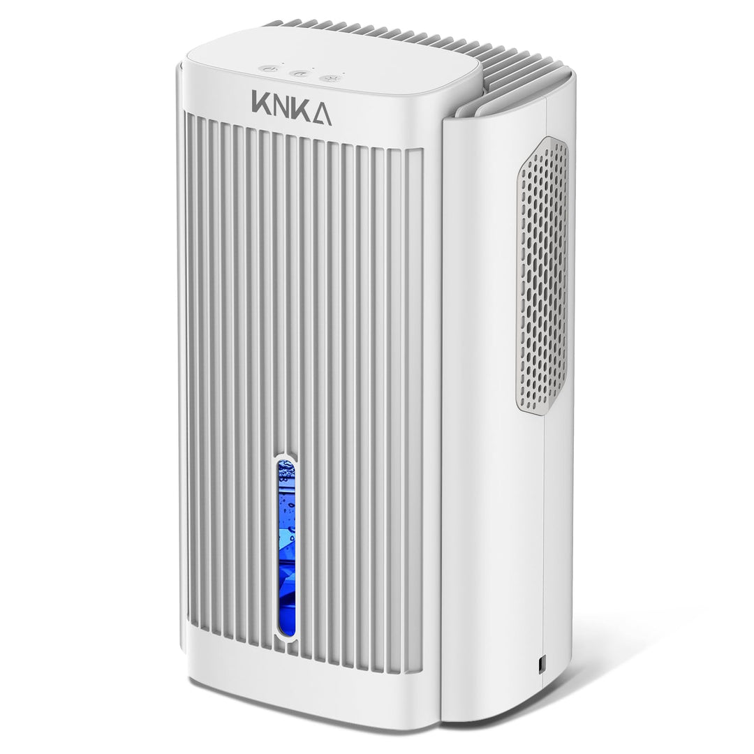 KNKA Luftentfeuchter, Luftentfeuchter Elektrisch, 1,1 l, Raumentfeuchter unter 28dB für 30m² Wohnung