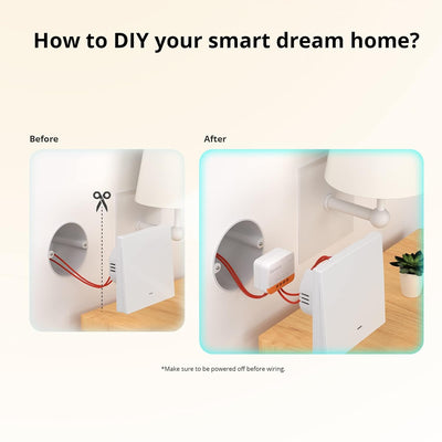SONOFF ZBMINIL2 Zigbee Smart Schalter,4 Stück 2 Way Smart Switch(Kein Neutralleiter Erforderlich),Sm