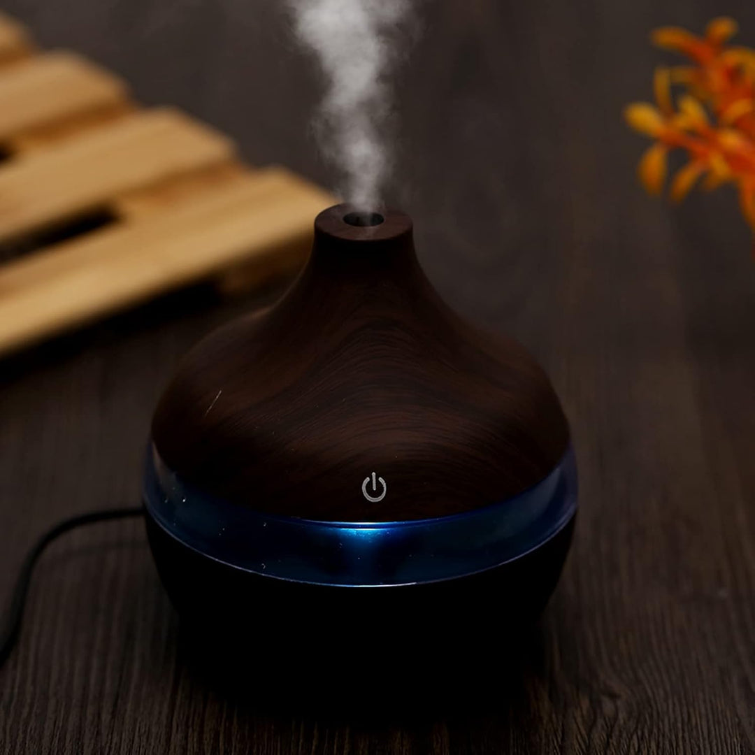 Luftbefeuchter mit Nachtlicht und Diffusor -SPA-Automatik-Aus für Wohnung, Büro und Zimmer - Wasserd