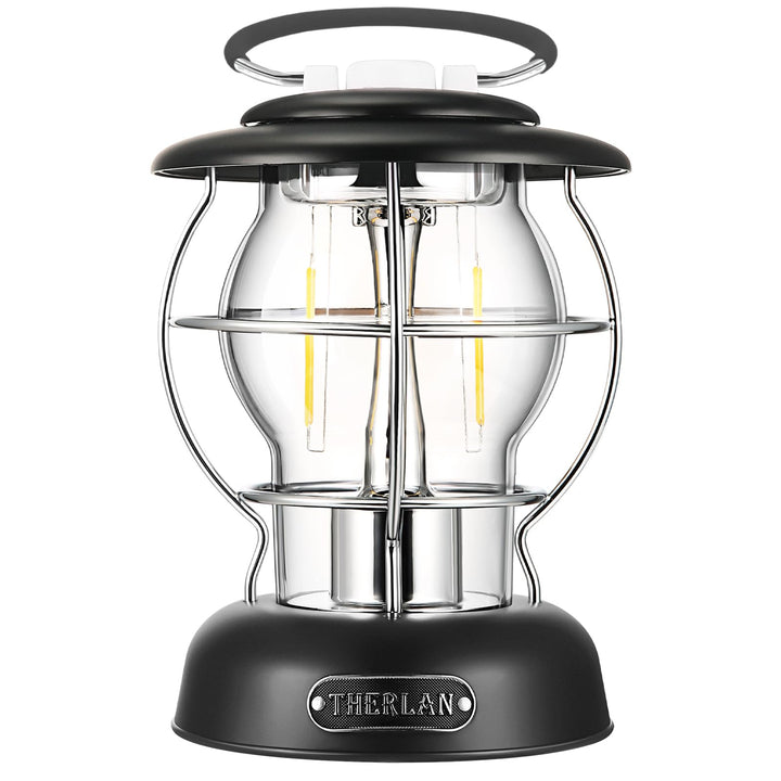 Therlan campinglampe, Retro Camping Laterne, (320LM, IP44, 5000mAh, bis zu 180h) 3 Helligkeiten Leuc