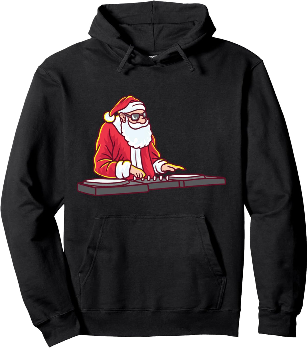 Merry Mixmas DJ Weihnachtsmann Disc Jockey Weihnachten Pullover Hoodie
