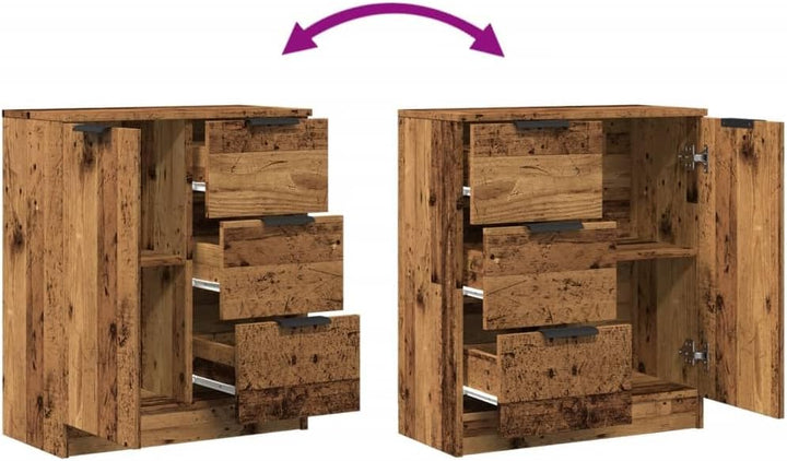 vidaXL Sideboard, Kommode mit Stauraum, Anrichte Schrank für Wohnzimmer, Beistellschrank Mehrzwecksc