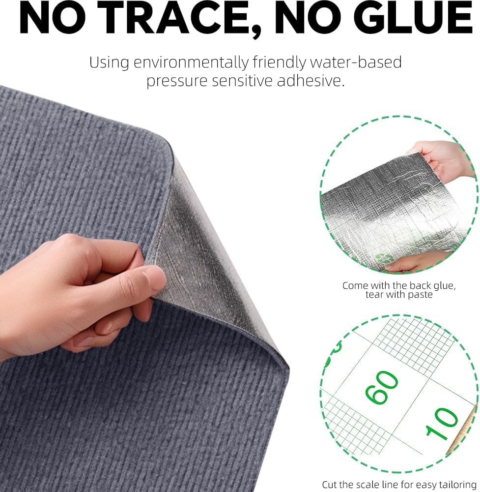 Katze Kratzmatte Selbstklebend, 300cmx40cm Kratzbretter Kratzschutz für Sofa, Trimmbare DIY Kratzbre