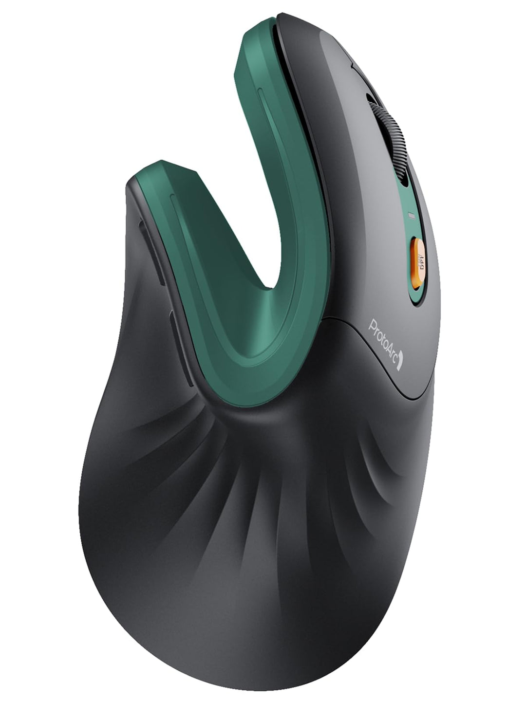 ProtoArc EM11 NL Ergonomische Vertikale Maus, Kabellos Aufladbar Mouse mit 3 Gerät (Bluetooth+Blueto
