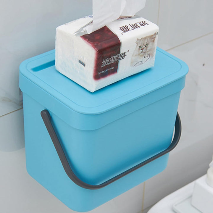 Komposteimer Für Die Küche, Mülleimer Küche, 3/5L Abfalleimer Mit Deckel, Hängend Biomülleimer, Müll