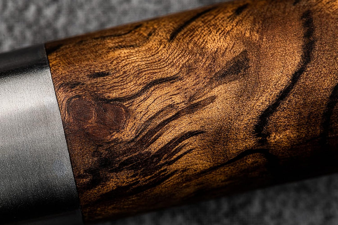 Forged VG10 Santokumesser, 14cm, handgefertigt, in Holzkiste