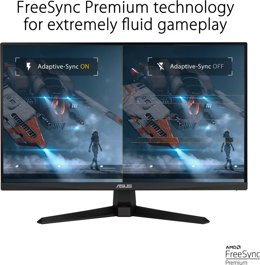 ASUS TUF Gaming VG249QM1A | 24 Zoll Full HD Monitor | 270 Hz, 1ms GtG, G-Sync kompatibel FreeSync Pr