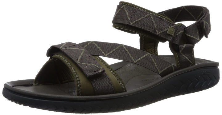 Clarks Herren Wesley Trail Sandal 41 EU Brown Combi, 41 EU Brown Combi