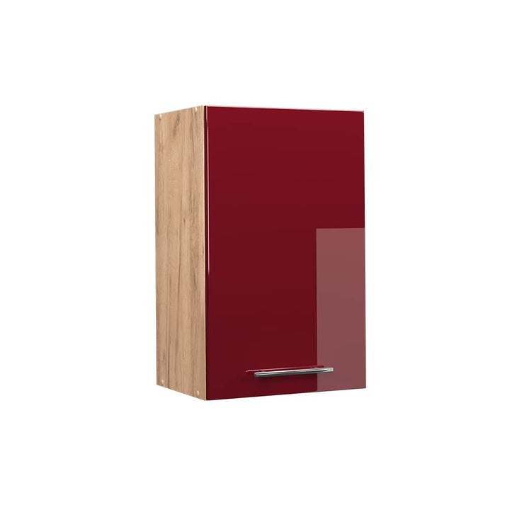 Vicco Hängeschrank Fame-Line, Bordeaux Hochglanz/Goldkraft Eiche, 45 cm Hängeschrank 45 cm Bordeaux