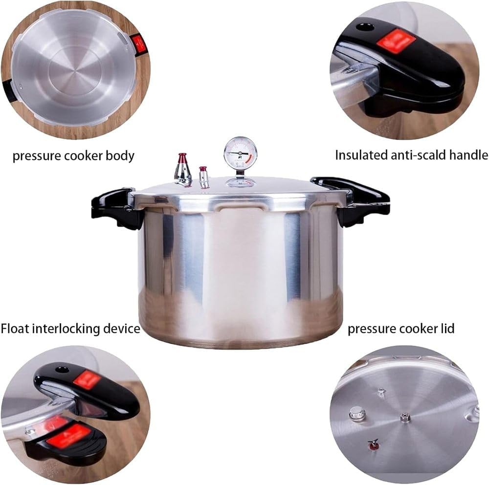 Mit Dampfkorb grosser Schnellkochtopf 22L Liter Familie Hotels Küche druckkochtopf-Explosionsgeschüt