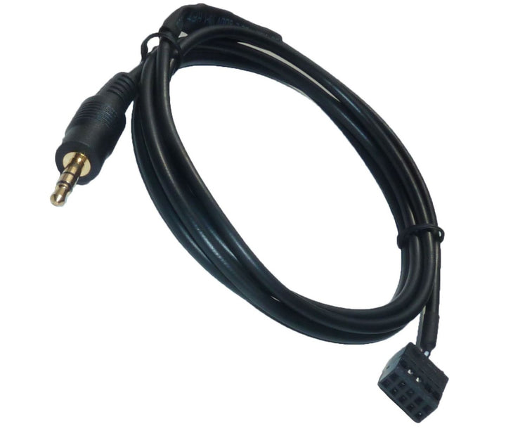 KFZ Auto AUX Line In Adapter Kabel 10 Pol Stecker CD Radio Buchse Anschluss kompatibel mit BMW E46