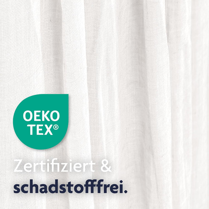 Julius Zöllner Betthimmel aus Voile – für Babybett & Kinderbett – Kinderzimmer Deko – Ivory, Ivory