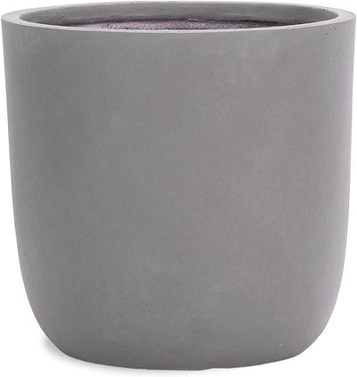 Pflanzwerk® Pflanzkübel Cup - Blumentöpfe Übertöpfe 27cm Ø GRAU *Frostbeständige Blumenkübel* *UV-Sc