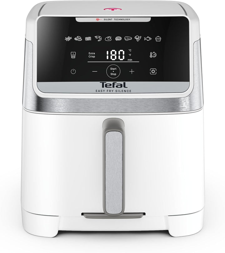 Tefal Easy Fry Silence Heissluftfritteuse, 7 L Fassungsvermögen, Silent-Technologie, 10 voreingestel
