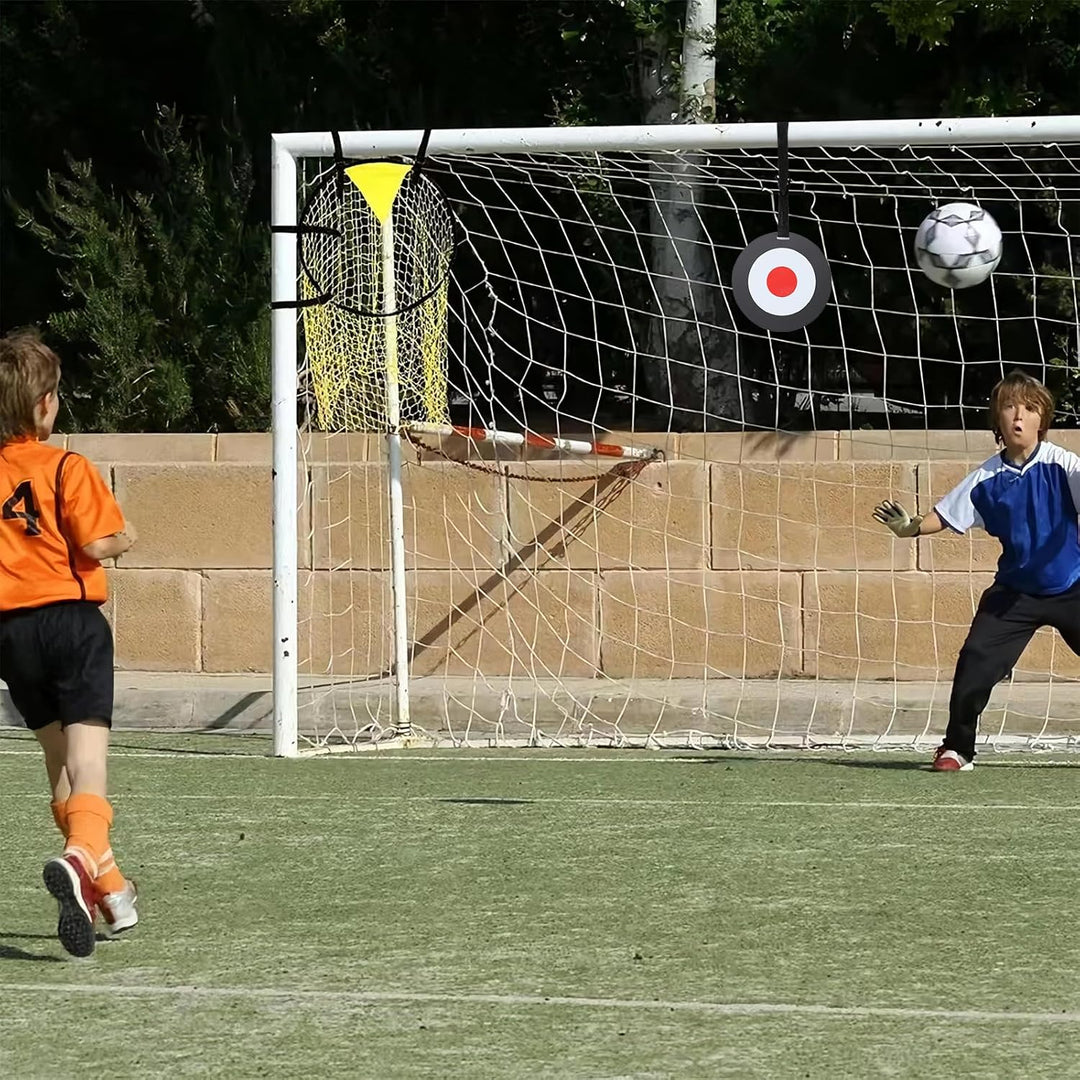 3Stk Fussball Trainingszubehör Inklusive Torwand für Fussballtor und Fussballtore für Garten Kinder,