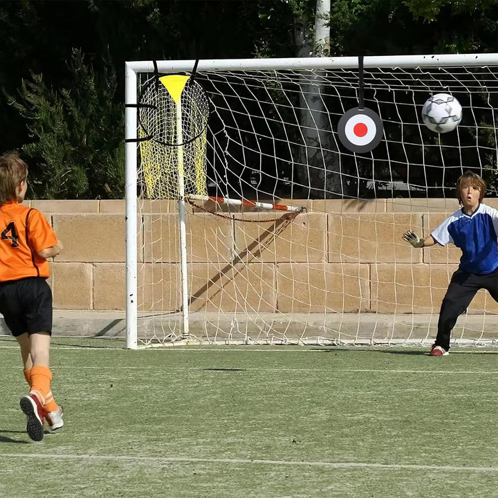3Stk Fussball Trainingszubehör Inklusive Torwand für Fussballtor und Fussballtore für Garten Kinder,