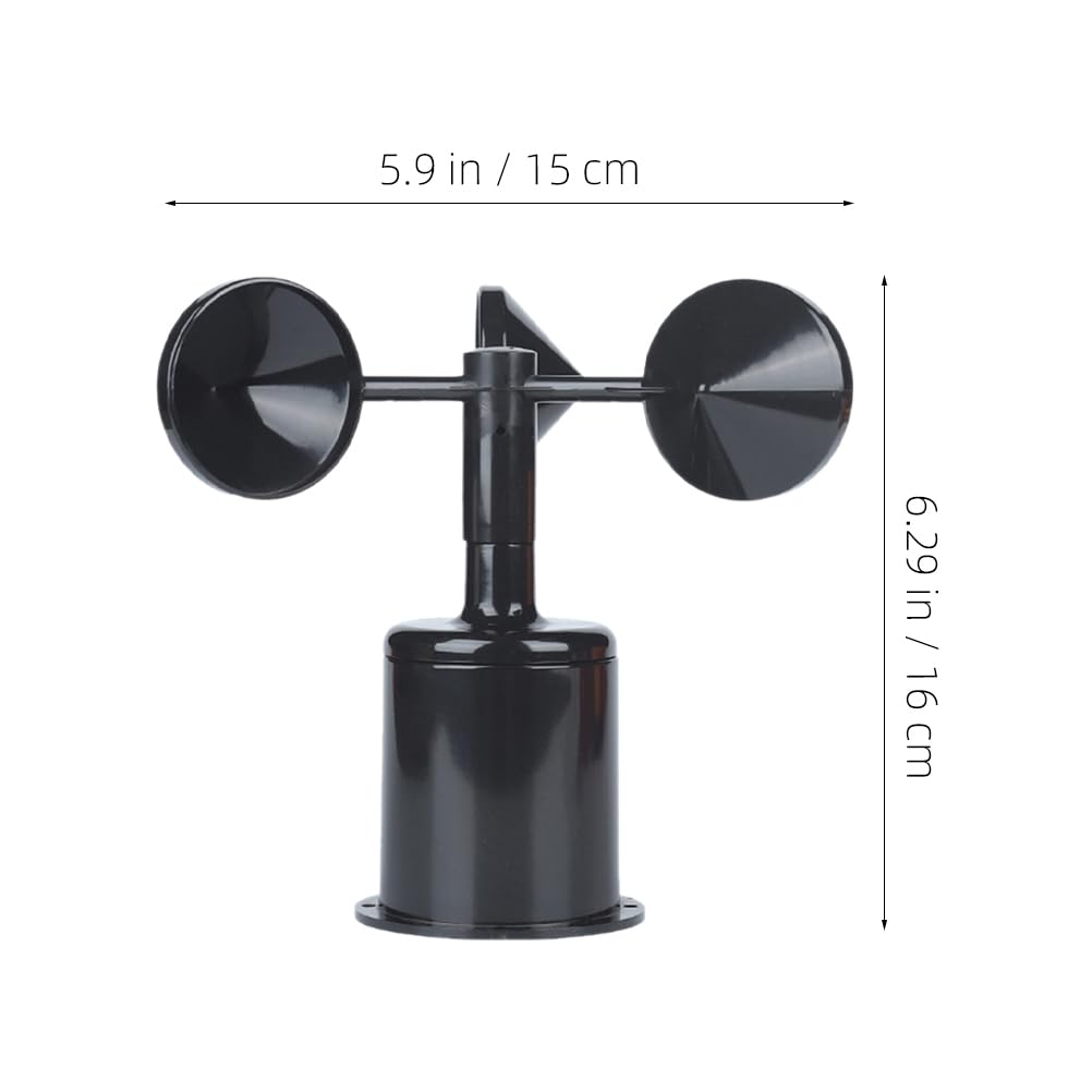 Yardwe Anemometer Gehäuse Aus Robustem Abs Windgeschwindigkeitsmesser Schutz Leicht Und Kompakt Wett