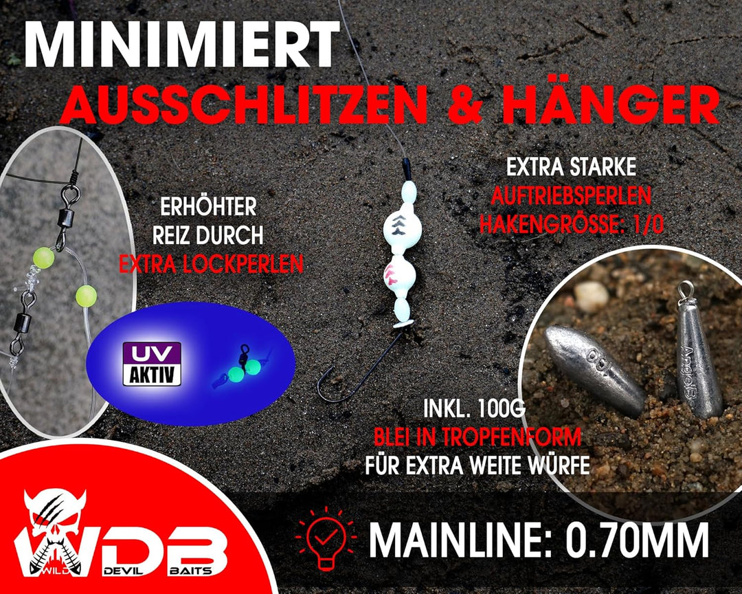 Angel Berger Saltline Brandungscombo Brandungsset mit Zubehör